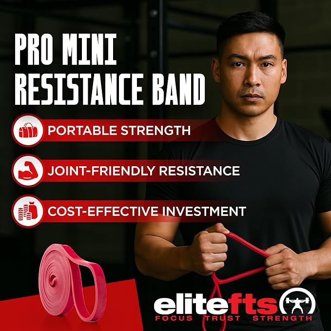 EliteFTS Pro Resistance Band - Boost Core Stability and Flexibility with This Portable, Joint-Friendly Tool