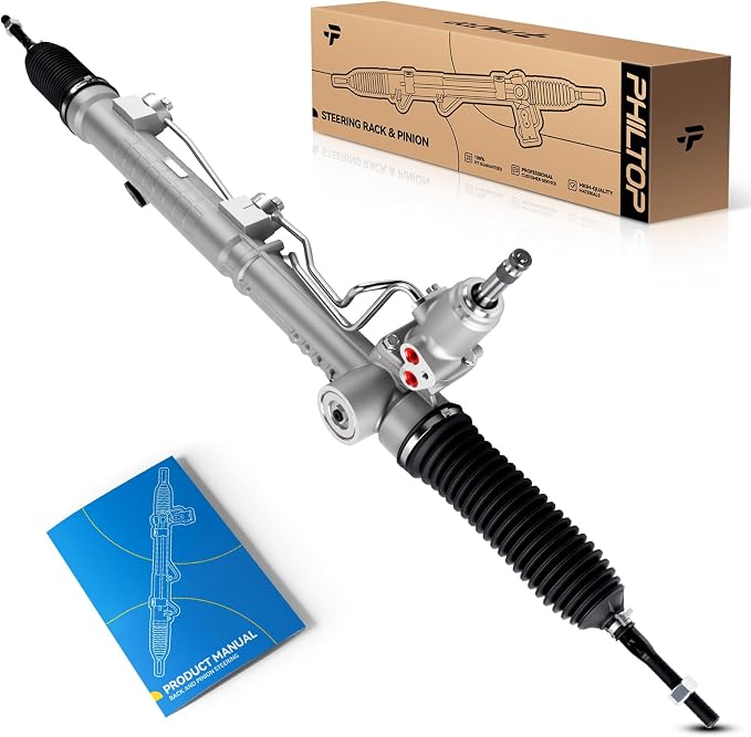 PHILTOP Power Steering Rack & Pinion Assembly for 2003 2004 2005 2006 2007 2008 2009 4Runner/GX470, Hydraulic Power Steering, OEM Replacement 26-2624