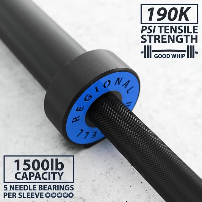 Synergee Regional Barbells – 20 kg and 15 kg Chrome and Phosphate