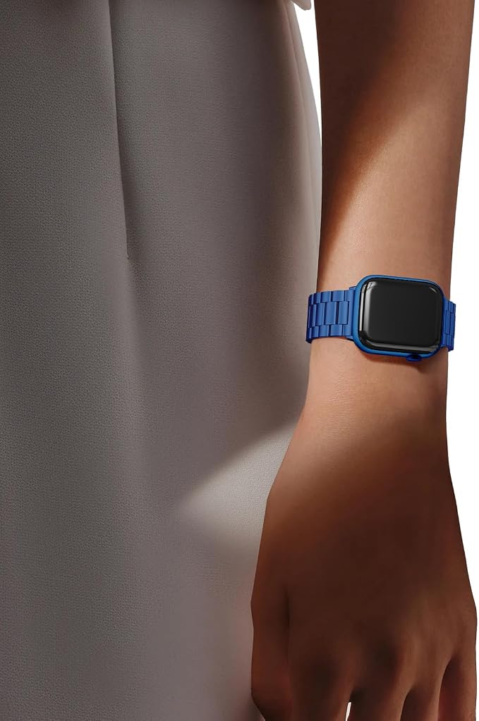 EPULY Metal Band Compatible with Apple Watch Bands for Men 42/44/45/46/49mm | Stainless Steel Strap Suitable for Business Setting & Everyday Wear, Fits iWatch Bands Series 11 10 9 8 7 6 5 4 SE/Ultra3 2 1
