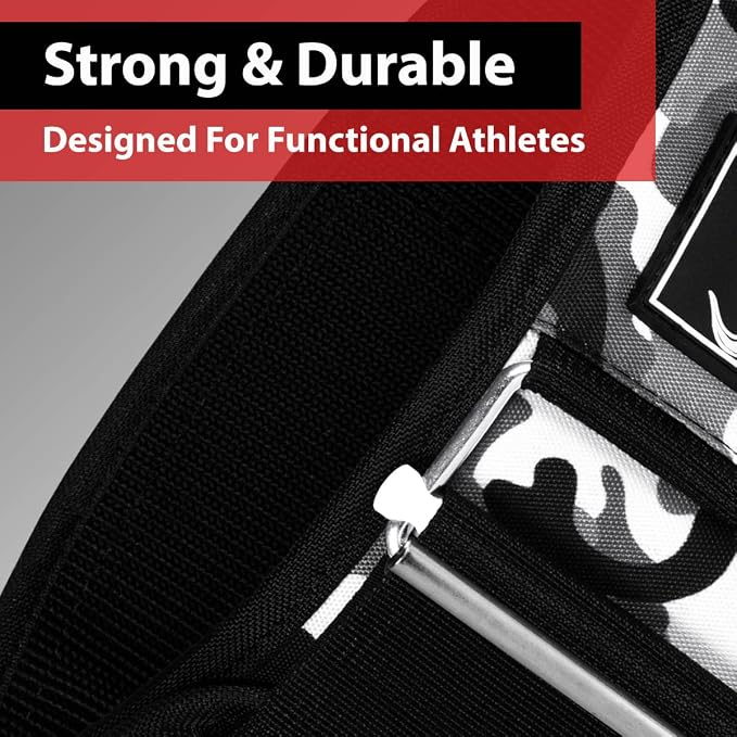 IBRO Quick Locking Premium Weight Lifting Belt - Back Support for Powerlifting, Cross Training & Gym Bodybuilding - 4 Inch Nylon Men and Women with Metal Buckle for Core Stability