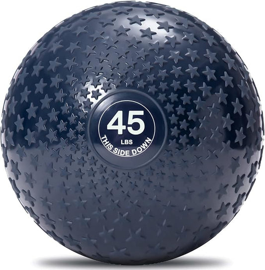 JFIT Slam Ball – Build Strength - Endurance & Power | Superior Grip | Sand-Filled Core | Indoor & Outdoor Use