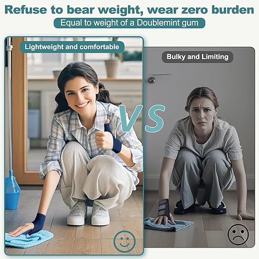 Wrist Thumb Brace Mommy Compression Stabilizer Waterproof Thumb Spica Splint for Arthritis,Trigger Finger,De Quervains Tenosynovitis,Tendonitis,CMC Joint Pain and Support-Women Men-Left or Right Hand