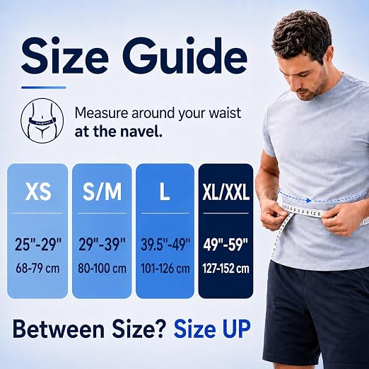 Adjustable Back Brace for Men Lower Back Pain - Modern Aesthetic Lumbar Support Belt with Dual-Straps Compression & Aluminum Stays, Low-Profile & Breathable Design for Sciatica, Work, Lift & Daily