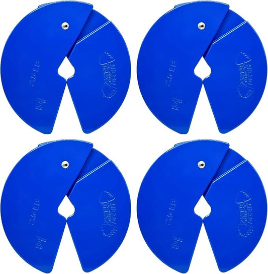 Micro Gainz 2.5LB Dumbbell Fractional Weight Plates, 4-Piece