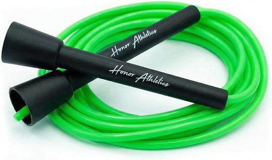 HONOR ATHLETICS Speed Rope, Skipping Rope - Best for Double Under, Boxing, MMA, Cardio Fitness Training Condition - Jump Rope