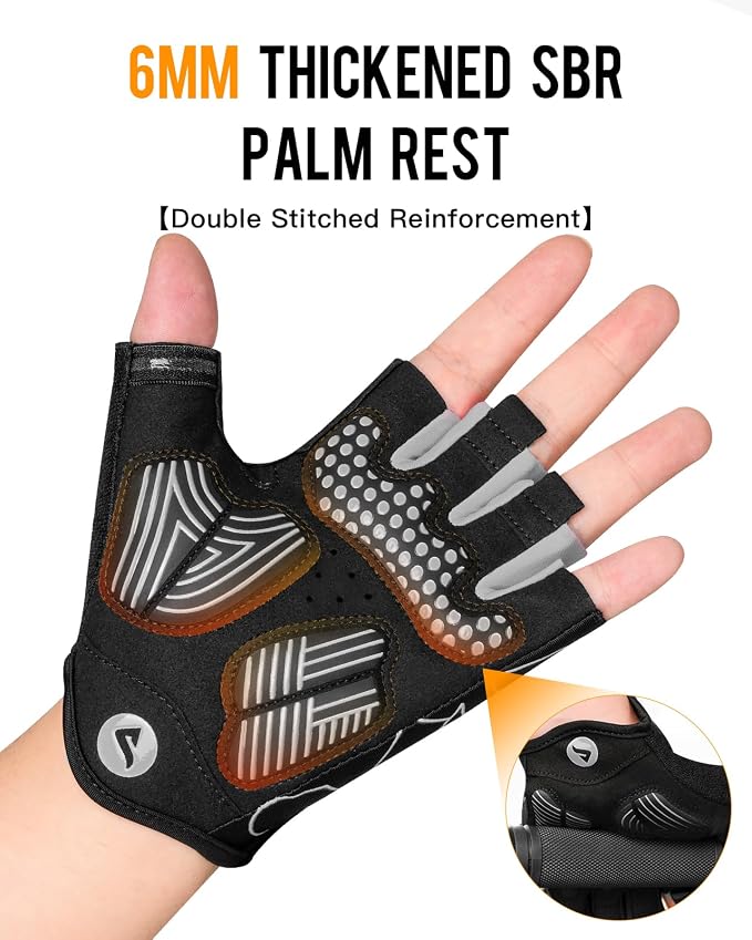 ATERCEL Cycling Gloves, Bike Gloves for Men Women, Bicycle Glove for Cycling, Workout, Gym, Training, Weight Lifting Outdoor, Mountain Bike, and Riding