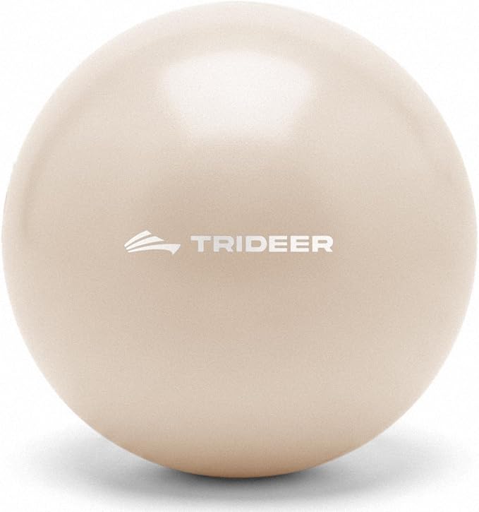 Trideer 9-Inch Pilates Ball, Small Exercise Ball Pilates Equipments for Yoga, Physical Therapy, Pregnancy, Postpartum, Core Training, Balance, Stability and Stretching