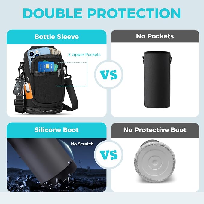 Insulated Water Bottle with Straw - 64oz Stainless Steel Water Bottles with Paracord Handle, 1/2 Gallon Big Water Jug Vacuum Insulated Waterbottle Metal Flask Reusable Double Wall Sport Bottle