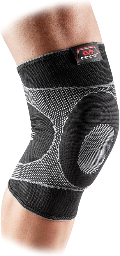 McDavid Gel Knee Brace Sleeve. Elastic Compression Sleeve for Pain, Recovery, Injury. Increases Blood Flow and Stability of the Patella. Left or Right Leg. Arthritis, Bursitis, Tendonitis etc.