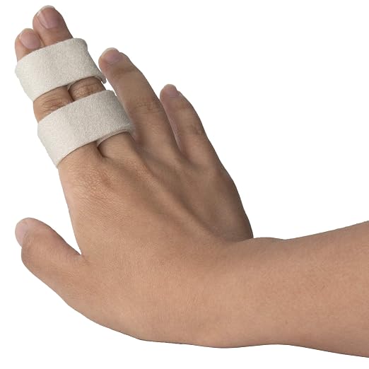 Flents Finger & Toe Wraps, Compression Support Straps, 2 Pack, USA Made | Hook And Loop Closure Provides Adjustable Secure Fit, Helps Stabilize Digits During Recovery, Easy to Use, Comfortable Design