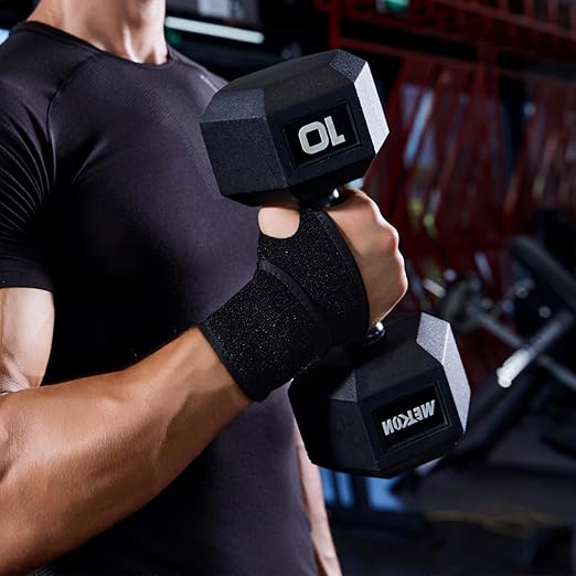 YUNYILAN Wrist Brace Wrist Wraps for Carpal Tunnel 2 Pack Wrist Brace Compression Straps Hand Support, Adjustable Wrist Support for Arthritis and Tendinitis, Joint Pain Relief (Black)