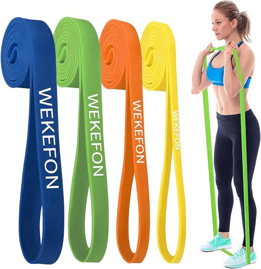 Resistance Bands Set, Pull Up Assist Bands - Stretch Resistance Band - Mobility Band Powerlifting Exercise Bands for Resistance Training, Physical Therapy, Home Workouts