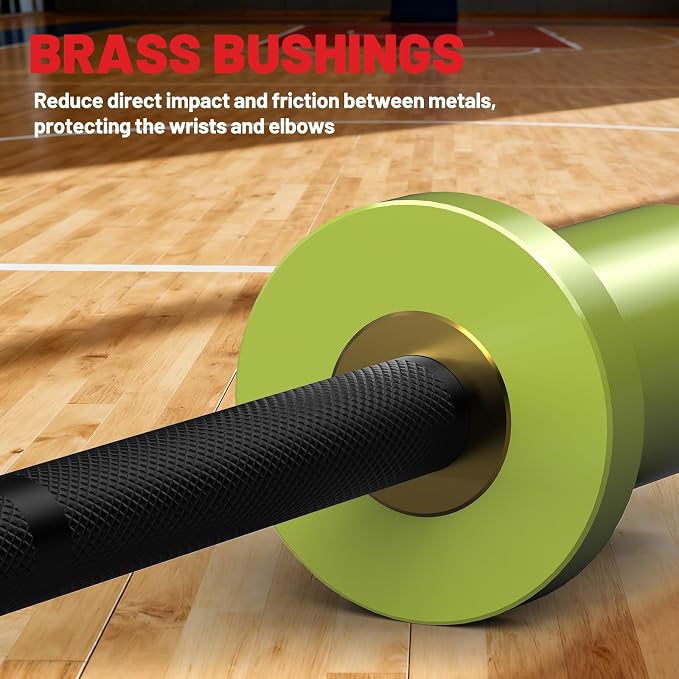 5LB Mini Barbell Bar 4ft Technique Training Barbell For Beginner Women kid | PAPABABE 5LB Mini Barbell Bar 4ft Technique Training Barbell for Beginner Women kid 2-inch Plate Barbell for Home Gym Fitness