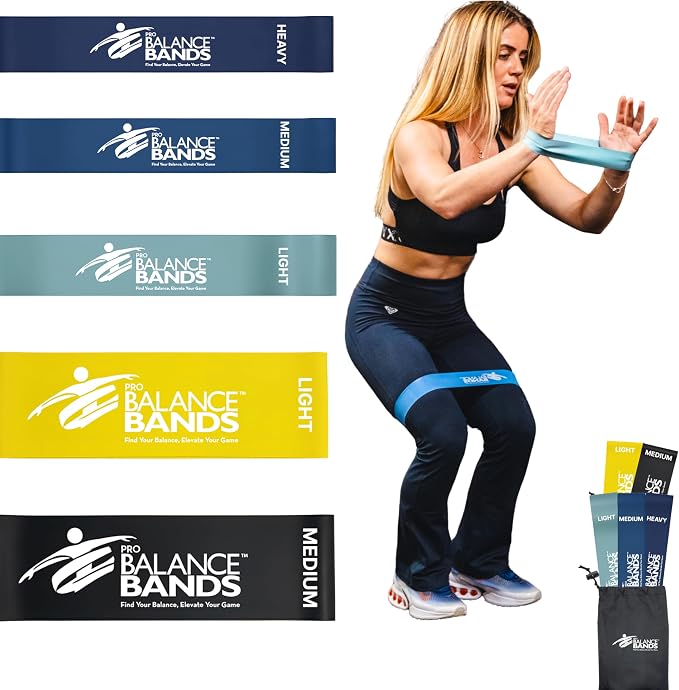 Resistance Bands – Exercise & Loop Stretch Bands for Working Out, Physical Therapy & Home Gym – 100% Natural Latex, Free Workout Videos Endorsed Co Owned By 2024 Gold Medalist