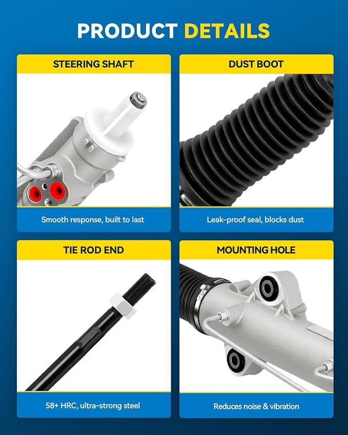 PHILTOP Power Steering Rack and Pinion Assembly for Sprinter 1500 2500 3500 | 2007-2011 Sprinter 2500/3500, 2014-2019 Sprinter 2500/3500, 2019 Sprinter 1500 No.223044, 906460170080, 68012180AA