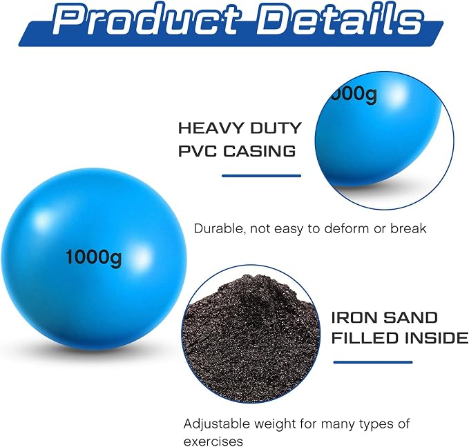 Hungdao 6 Pcs Weighted Plyo Training Balls Variable Plyo Weighted Balls Practice Weighted Baseball Weighted Ball Set for Throwing Pitching Power Improving Accessories, 6 Colors