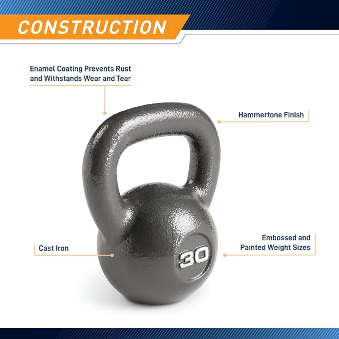 Marcy Hammertone Kettle Bells - 10 to 55 lbs. HKB Workout Weights