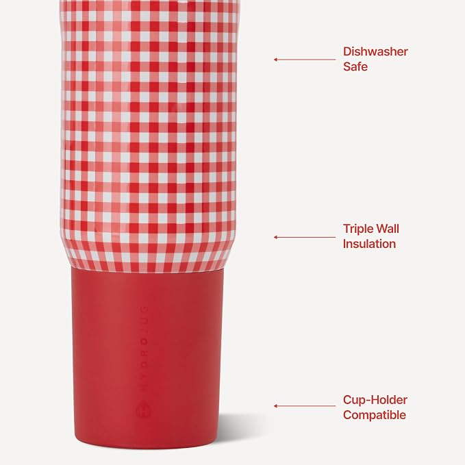 HydroJug Sport 20 oz Insulated Stainless Steel Water Bottle, Summer Picnic