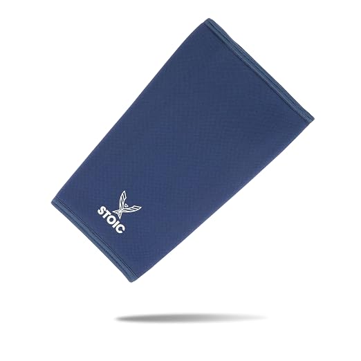 Stoic 7mm Neoprene Knee Sleeves for Men & Women - Navy, XX-Large