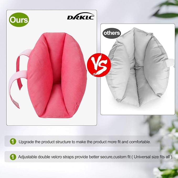 Heel Protector Cushion for Pressure Sores,Adjustable Foot Support Boot Surgery Recovery Supplies for Elderly Bedridden Pressure Ulcer Cushion Ankle Pillow for Bed, Wheelchairs