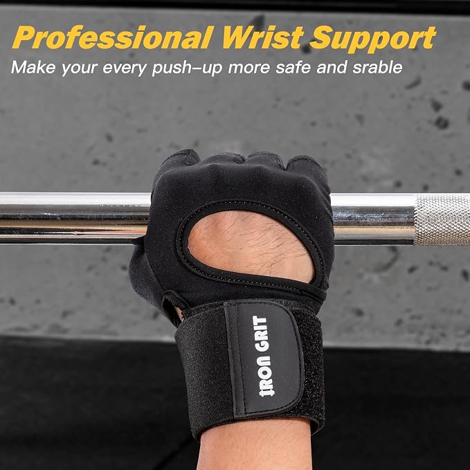Weight Lifting Gloves,for Men and Women, Workout Gloves with Wrist Support for Exercise, Weightlifting, Training, Pull-ups Breathable and Snug fit