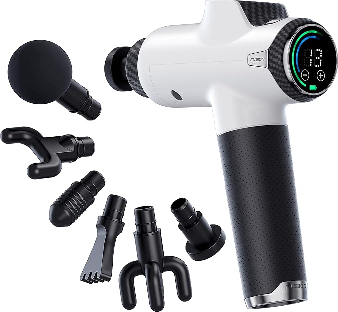 Deep Tissue Massage Gun for Athletes - Percussion Muscle Massager for Pain Relief and Relaxation - Chiropractor Body Massager