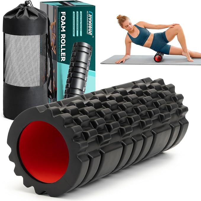 Foam Roller for Deep Tissue Massager Multi Density Massage Roller | Exercise Patented Roller for Muscle Massage & Myofascial Trigger Point Release Back Roller Improves Mobility, Pilates, Yoga