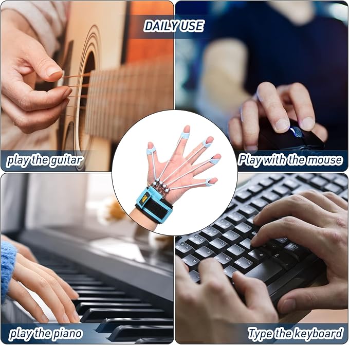 Finger Strengthener & Finger Exerciser, 3 Resistance Levels for Grip Training