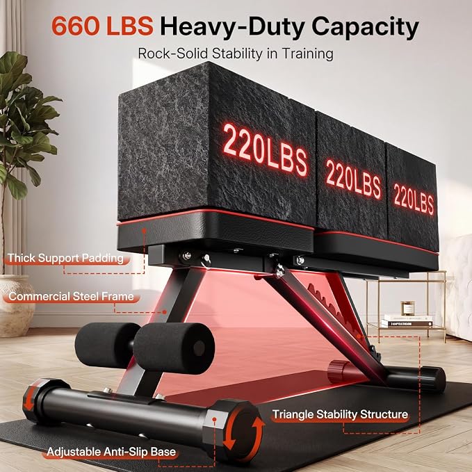 Multi-Function All in 1 Weight Bench Set - Multi-Positions Heavy Duty Weight Lifting Sit Up Bench Workout Benchs Folding Bench Press for Home Gym