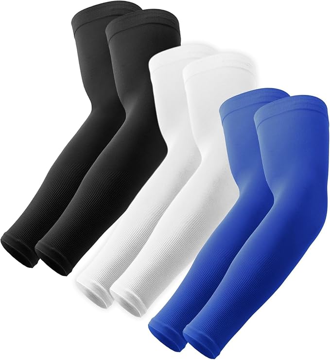 OutdoorEssentials UV Sun Sleeves for Men & Women, Cooling Arm Sleeves UPF 50+ | Golf, Tattoo Cover Up, Sun Protection