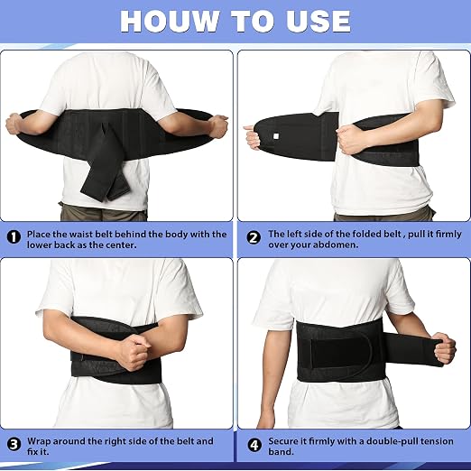 Back Brace for Lower Back Pain - Lumbar Support Belt for Women & Men - Relief Back Pain, Relief for Herniated Disc, Sciatica, Scoliosis XL/XXL(37"-45")