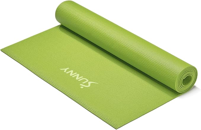 Sunny Health & Fitness Exercise Yoga Mats - Non-Slip Support for Home & Gym