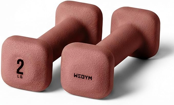 WeGym Square Dumbbells for Home Gym, Hand Weights for Strength Training