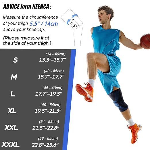 NEENCA Professional Knee Brace, Medical Knee Support for Women & Men Relief | Upgraded Version, Patented Patella Gel Pad & Side Stabilizers, For Knee Pain, Swelling, ACL,PCL, Circulation, Sports, Workout