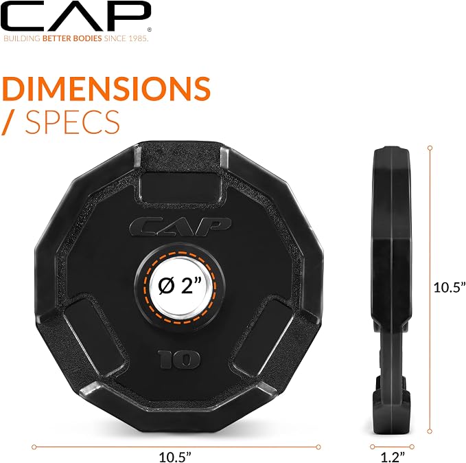 CAP Barbell 2-Inch Olympic Weight Plate | Multiple Options