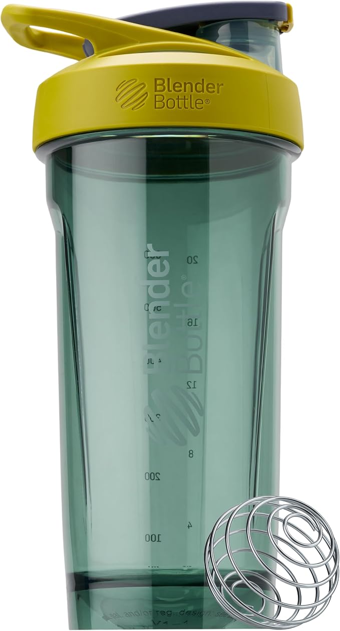 BlenderBottle Sport Flip Tritan Shaker Bottle 28 oz Yellow