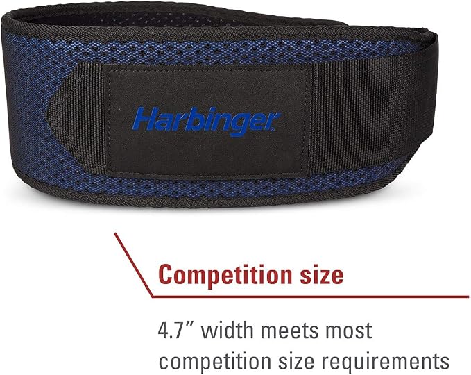 Harbinger Weightlifting Belt - Red, 4.5 Inch, Small