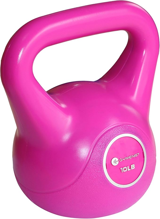 GYMENIST Exercise Kettlebell Fitness Workout Body Equipment Choose Your Weight Size (10 LB)