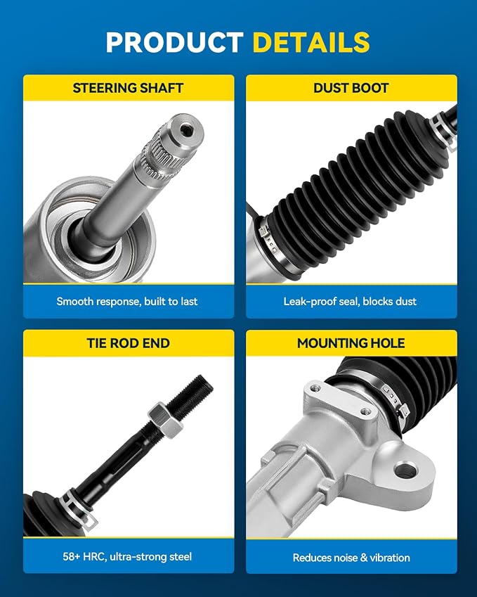 PHILTOP Power Steering Rack and Pinion for 14-19 Soul, 15-19 Soul EV | No.1G2416, 56500E4000, 56500B2000