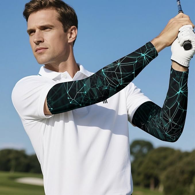Marble Sports Compression Arm Sleeves for Men & Women - Youth Arm Sleeve Baseball Volleyball Sleeves & Basketball Sleeve