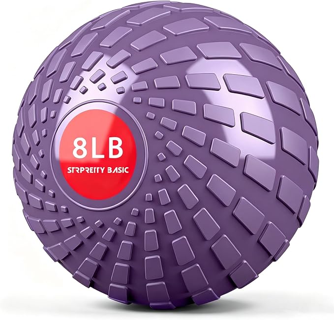 Medicine Ball 8, 10 lbs Slam Ball Weighted Balls for Exercise Strength and Crossfit Workout