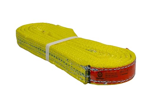 Kennedy Wire Rope & Sling Co. 1" x 12' 2-Ply Twist Eye Polyester Lifting Sling (Various Sizes in Listing) Made in The USA