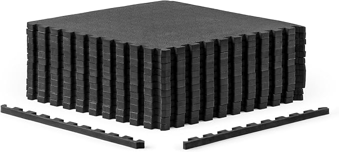 CAP Puzzle Exercise Mats | 3/4” Thick EVA Interlocking Foam Tiles for Home Gym Flooring | Multiple Options