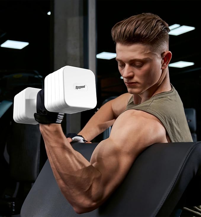 Adjustable Dumbbell Set for Women Men 7.5LB/10LB/15LB/20LB/25LB Each | Dumbbells Set of 2, Free Weight Set at Home Gym, Hand Weights with Locking/Metal Handle for Exercise Muscle Toning Rehab