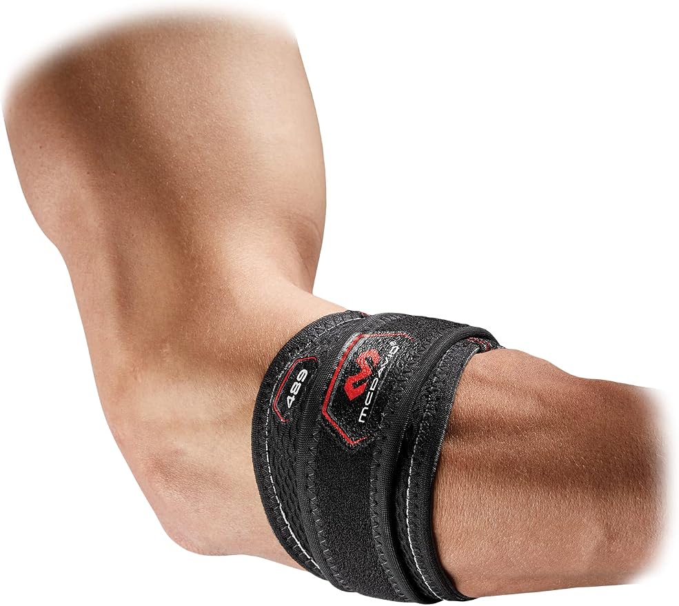 Mcdavid Tennis Pickleball Elbow Brace for Men & Women, Tendonitis Elbow Brace & Strap Golfers Elbow Brace Counterforce Band for Tendon Pain Relief & Support for Forearm
