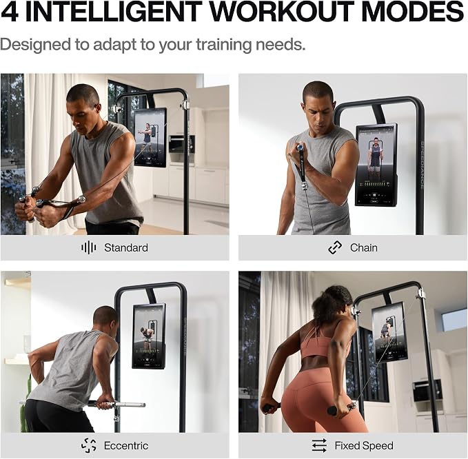 Speediance Gym Monster Smart Home Gym, Multifunctional Strength Training Machine, Smith Machine Power Cage Workout Station, Squat Rack Cable Machine, Full Body Fitness Equipment for Home Workout