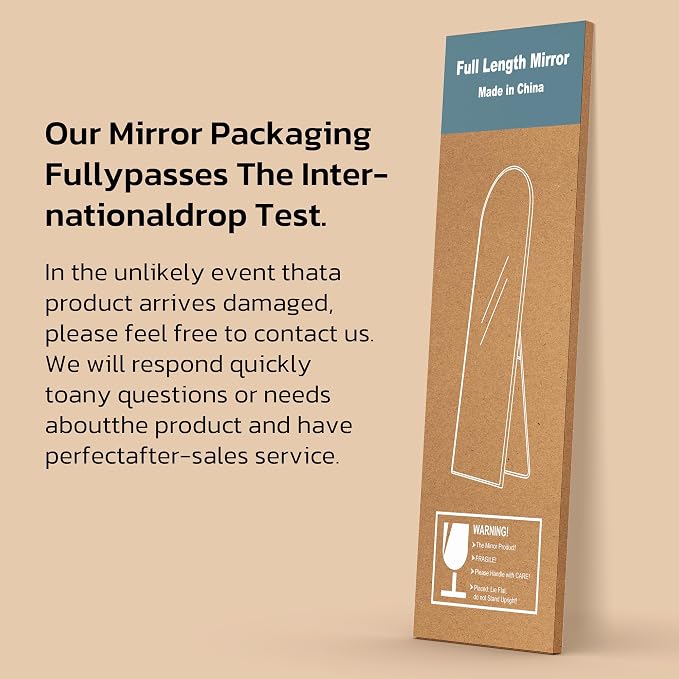 Full Length Mirror with LED Lights, 60"x16"Floor Mirror with Dimming & 3 Color Lighting, Free Standing Floor Mirrors, Lighted Full Body Mirrors for Bedroom, Dressing Room, Cloakroom
