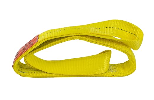 Kennedy Wire Rope & Sling Company 2inches x 4' 2-Ply Twist Eye Polyester Lifting Sling (Various Sizes in Listing) Made in The USA