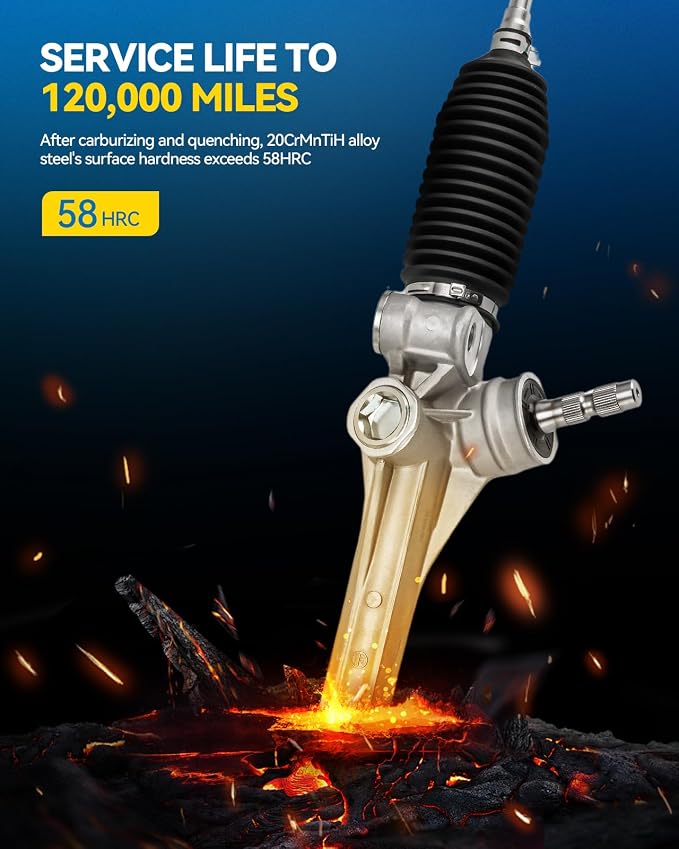 PHILTOP Power Steering Rack and Pinion Assembly for 2006-2014 RAV4 | 2006-2008 RAV4 Base/Limited 2.4L, 2009-2012 RAV4 2.5L, 2012-2014 RAV4 EV Replace No.455100R010, 1G2694, 4551042030, 242694